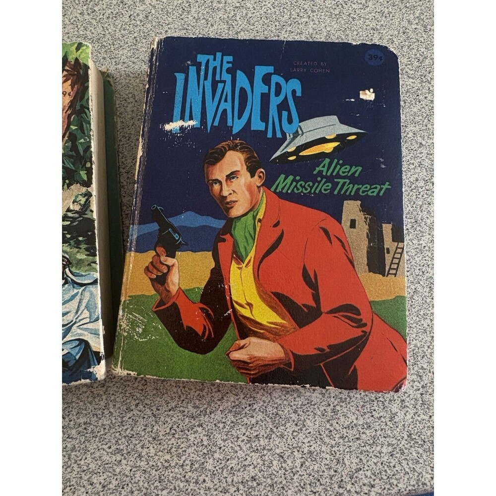 Little Big Books Vintage 1967 Set Of 3 Tarzan , The Invaders, Calcutta Affair - Picture 6 of 10